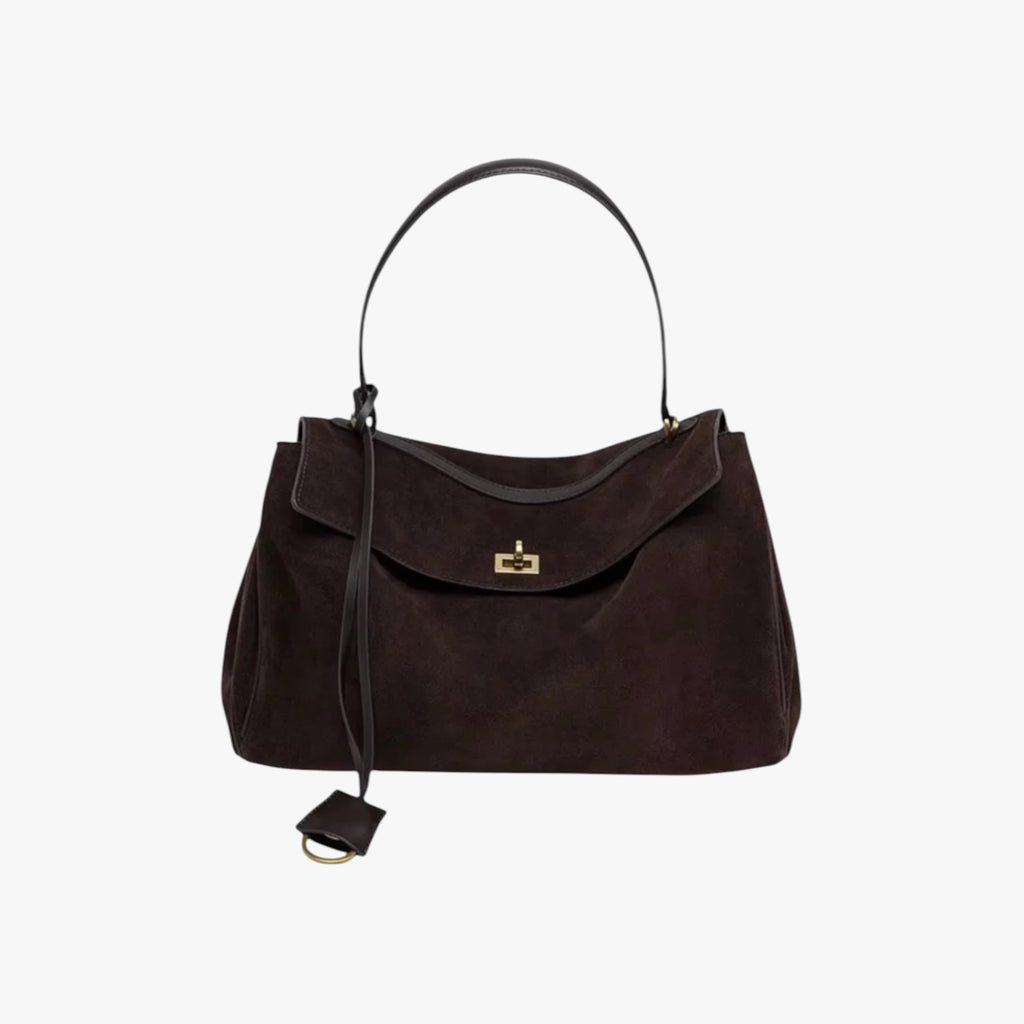 ESTHELA BROWN SUEDE L (PRE ORDER)
