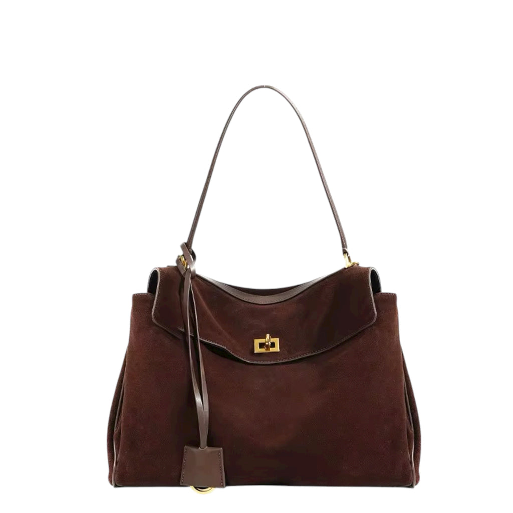 ESTHELA BROWN SUEDE (PRE ORDER)